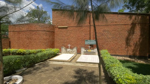 Tonia Locatelli grave at Nyamata Church