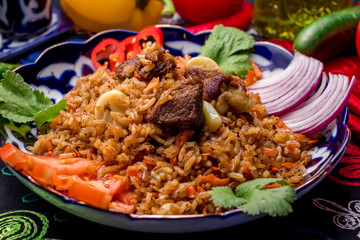 pilaf with beef