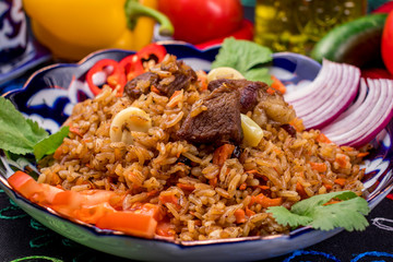 pilaf with beef