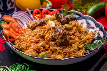 pilaf with beef