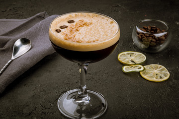 cocktail with coffee