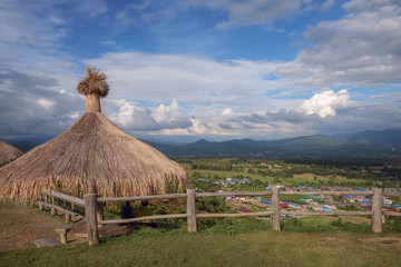 Landscape in Pai province Thailand.