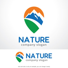 Nature Logo Template Design Vector, Emblem, Design Concept, Creative Symbol, Icon