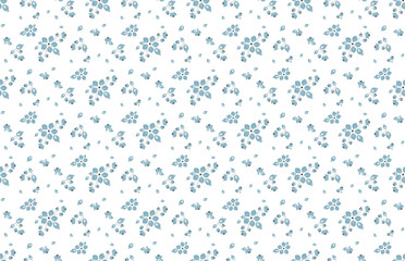 Cute Floral pattern in the small flower. 