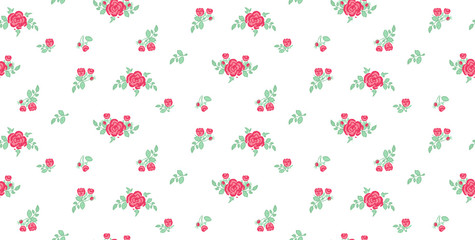 Cute Floral pattern in the small flower. 