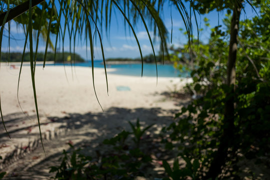 The Sentosa Beach in Singapore