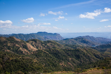 View point for look landscape on the hill in nature.