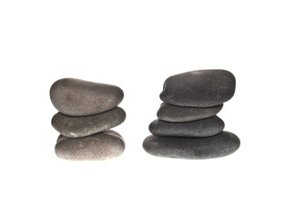 stones isolated on white background