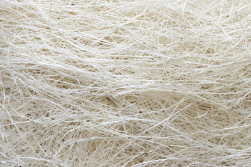 White, Thin and Curled up Bunch of Straws Background Surface