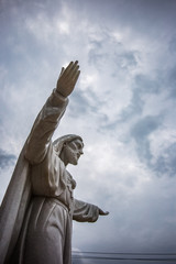Santa Cruz Church  the Portuguese legacy in Bangkok  Thailand, On the banks of  the Chao Phraya River, was built in 1770 during the reign of King Taksin (1868 – 1782).