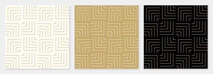 Pattern seamless chevron abstract wave background stripe gold luxury color and line. Geometric line vector.