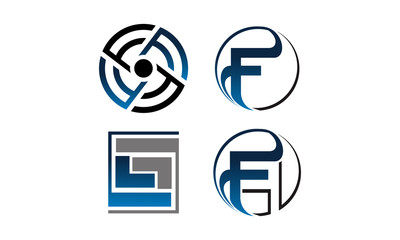 Logotype Modern Template Set