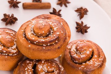 Cinnamon rolls. 