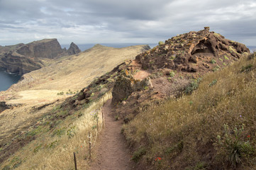Easternmost part of the island Madeira, Ponta de Sao Lourenco, Canical town, peninsula, dry climate