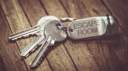 trousseau de clés :  escape room