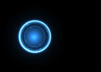 Technological future connection platform modern abstract background vector