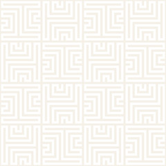 Vector seamless subtle lattice pattern. Modern stylish texture with monochrome trellis. Repeating geometric grid.