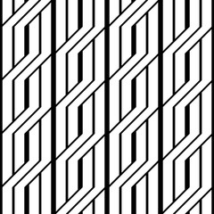 Design seamless monochrome zigzag pattern