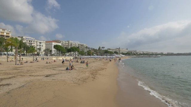 Beach in Cannes