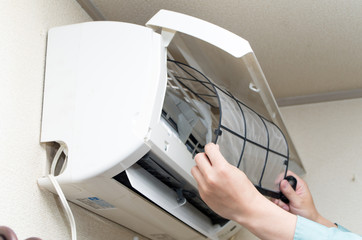 エアコン　修理　点検 