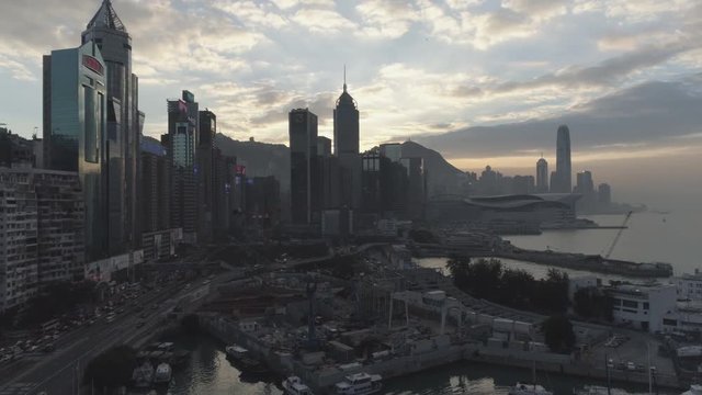 Hong Kong aerial view 280