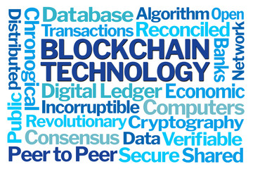 Blockchain Technology Word Cloud
