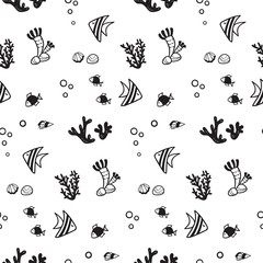 Pattern for kids, girls and boys. Vector illustration. It can be used to create prints, packaging, invitations, simple designs, gift wraps, festive decor, clothes, bags, pillows, postcards, cups	