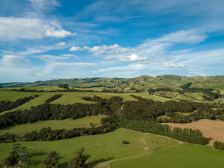 Fototapeta na wymiar Farmlands And Vineyards Of new Zealand 