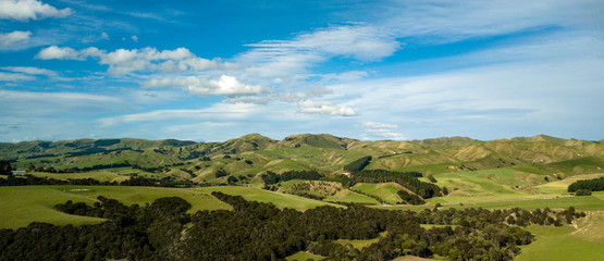 Fototapeta na wymiar Marinborough New Zealand Panorama 
