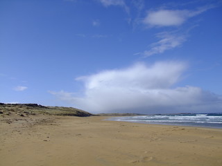 Fototapeta na wymiar strand und Meer, Sligo County