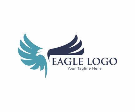 Eagle Bird Logo Vector Template. Business Logo Concept