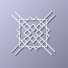 Vintage ornamental logo