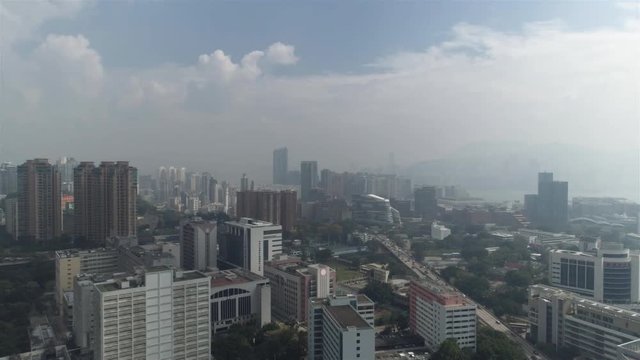 Hong Kong aerial view 290