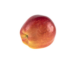 red apple on isolated white background