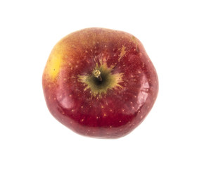 red apple on isolated white background