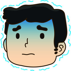 Father Facial expressions,fear