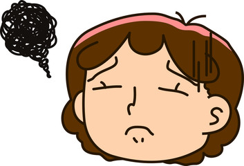 Mother Facial expressions,disappointed