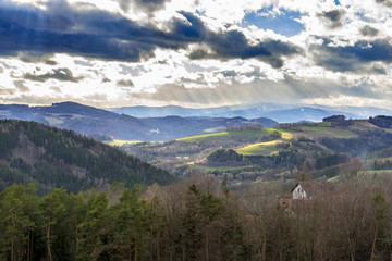 Austrian Landscape in Spring
