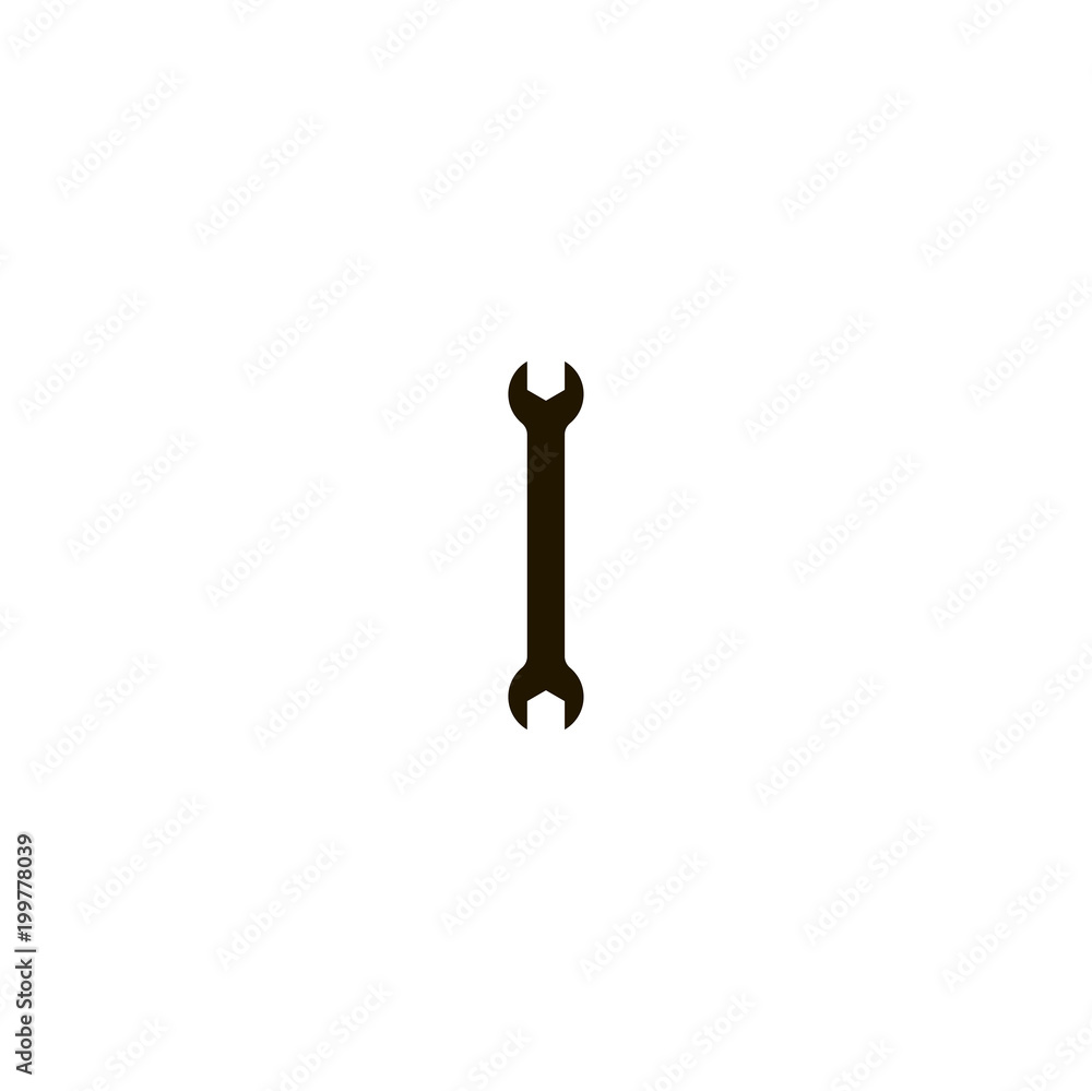 Wall mural wrench icon. sign design