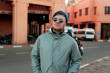 Obraz premium Fashion on the streets of Morocco