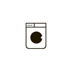 washing machine icon. sign design