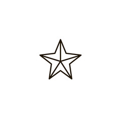 star icon. sign design