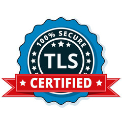TLS Certified label illustration