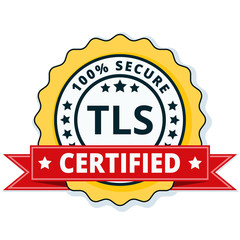 TLS Certified label illustration