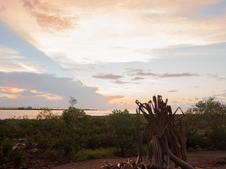 Dusk on tropical coast, Northern Australia