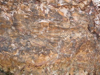 Red textured cliff face
