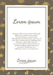 beautiful flower frame vector.Greeting card with flowers, watercolor, can be used as invitation card for wedding, birthday and other holiday and summer background. 