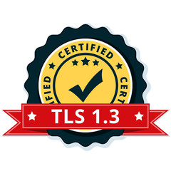 TLS 1.3 Certified label illustration