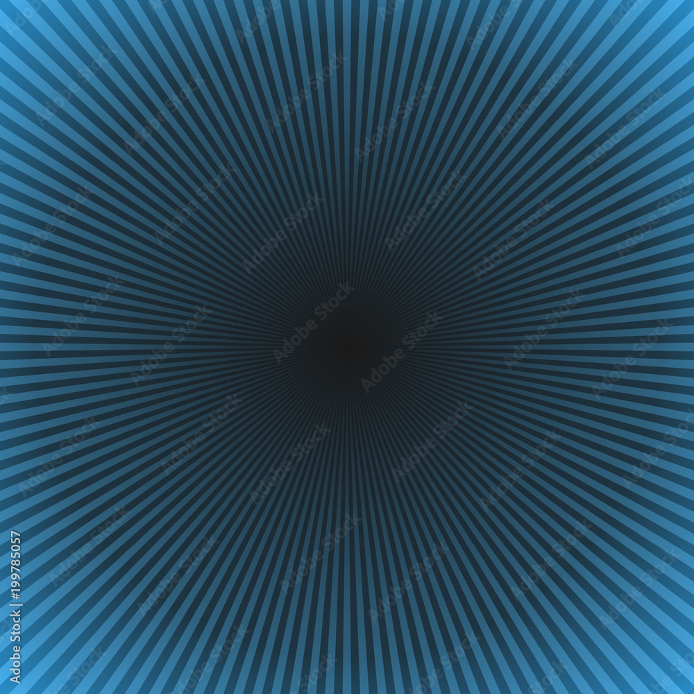 Poster gradient abstract star burst background - retro vector graphic design from radial striped rays