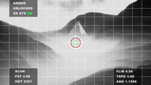 4K Military Surveillance Drone Examining Alien Pyramid Structure Cinematic 3D Animation